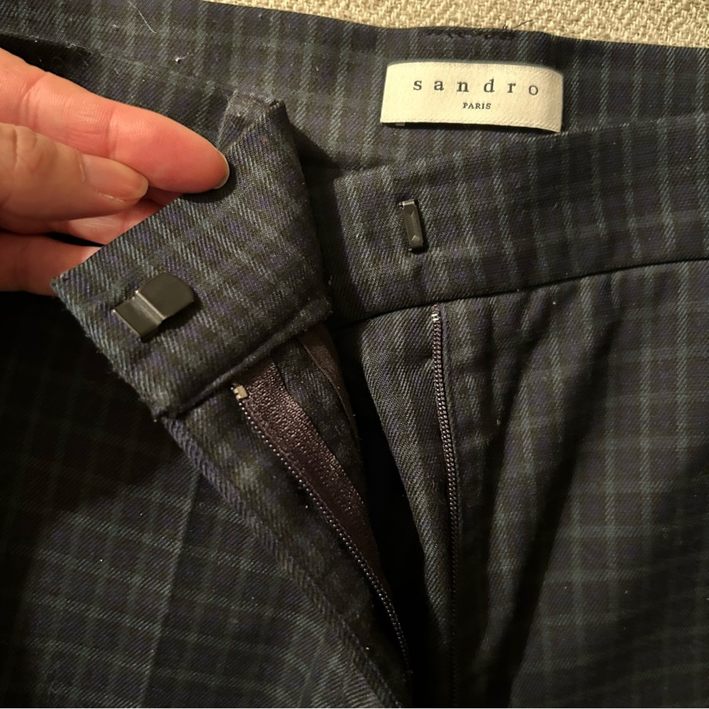 Sandro Check Pant - Picture 4 of 6